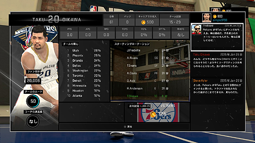 画像ギャラリー No.017のサムネイル画像 / 2K Sportsの「NBA 2K15」を体験プレイ。実写さながらのクオリティで表現された選手達のアクションと，NBAを知らなくても楽しめる育成モードなどに注目