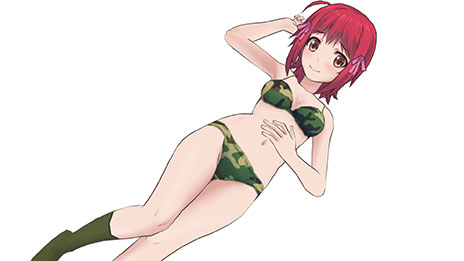 画像ギャラリー No.005のサムネイル画像 / 「バレットガールズ」の初回封入特典ならびに店舗購入特典が公開。好みの衣装や下着でヒロインをドレスアップさせるのだ
