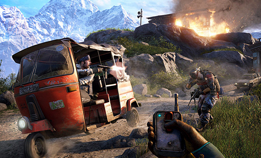 画像ギャラリー No.005のサムネイル画像 / ［E3 2014］「毎秒，ストーリーがある」。「Far Cry 4」はプレイヤーごとに異なる体験と2人Co-opモードがウリ