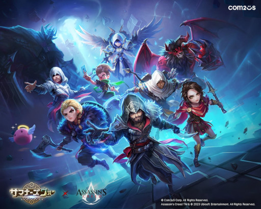 画像ギャラリー No.003のサムネイル画像 / 「サマナーズウォー: Sky Arena」，「アサシン クリード」コラボイベントのティザーイラストを公開