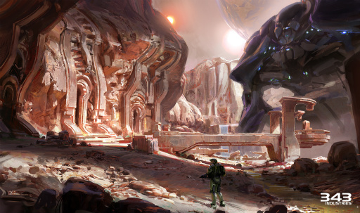 画像ギャラリー No.010のサムネイル画像 / 発売迫る「Halo 5:Guardians」のコンセプトアート12点を掲載