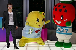 画像ギャラリー No.005のサムネイル画像 / 「ファームヒーロー」をHIKAKIN×ふなっしーがプレイ。12月1日に始まるGame Week with Google Playの収録現場をレポート