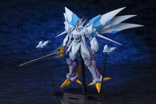 画像ギャラリー No.014のサムネイル画像 / 「スパロボ OG」シリーズより，精霊憑依状態の“サイバスター”がプラモデルに