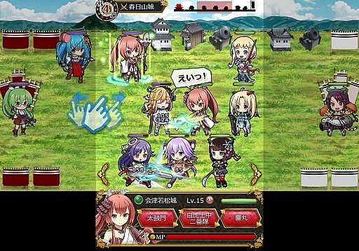 画像ギャラリー No.008のサムネイル画像 / 名城が擬人化したSLG「城姫クエスト」,合戦や戦場の変化など新情報を公開