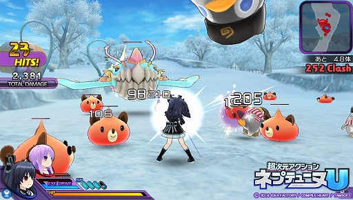 画像ギャラリー No.026のサムネイル画像 / 手軽に遊べる爽快アクション！　「超次元アクション ネプテューヌU」のプレイレポートをお届けします