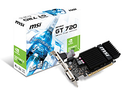 画像ギャラリー No.002のサムネイル画像 / MSI，ファンレス仕様でLow Profile対応のGT 720搭載カード2製品を発売