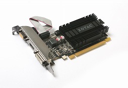 画像ギャラリー No.003のサムネイル画像 / Low Profile対応のZOTAC製GT 710搭載カード計2製品が発売に