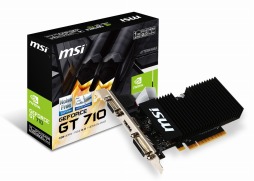画像ギャラリー No.001のサムネイル画像 / MSIからファンレス仕様のGT 710搭載カード計3製品が発売に