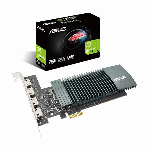 画像ギャラリー No.001のサムネイル画像 / HDMI×4搭載で4画面同時出力可能なGT 710カードがASUSから発売に