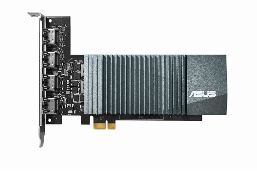 画像ギャラリー No.002のサムネイル画像 / HDMI×4搭載で4画面同時出力可能なGT 710カードがASUSから発売に