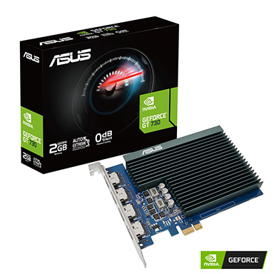 画像ギャラリー No.001のサムネイル画像 / ASUS,HDMIポート4基搭載でファンレス仕様のGT 730カードを発売