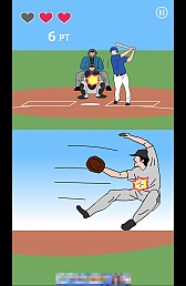 画像ギャラリー No.004のサムネイル画像 / 投手と打者の一騎打ち。スマホ向け野球(?)ゲーム「東京デッドボール」を紹介する「(ほぼ)日刊スマホゲーム通信」第557回