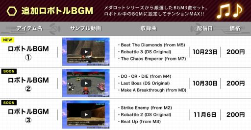 画像ギャラリー No.003のサムネイル画像 / 「メダロット8 カブトVer./クワガタVer.」,本日から4週連続で新たな追加ダウンロードコンテンツを配信。オリメダコンテスト入賞機体や新BGMが登場
