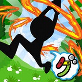 画像ギャラリー No.001のサムネイル画像 / 次々と放たれる火の輪をくぐるACT「逆輪投げ」iOS&Androidで配信を開始