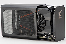 画像ギャラリー No.018のサムネイル画像 / GIGABYTE製外付けグラフィックボックス「AORUS GTX 1070 Gaming Box」レビュー。性能面では及第点だが動作するノートPCを選ぶ