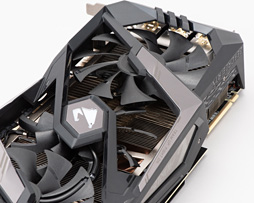 画像ギャラリー No.013のサムネイル画像 / GIGABYTE「AORUS GeForce RTX 2080 XTREME 8G」レビュー。大型クーラー搭載のゲーマー向けカードは総合力の高さが見どころだ