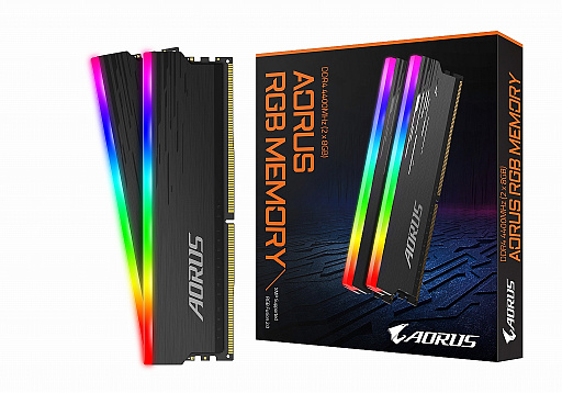 画像ギャラリー No.001のサムネイル画像 / GIGABYTE,DDR4-4400対応を謳う光るゲーマー向けメモリを発売