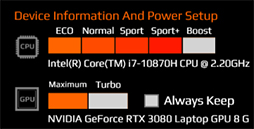 画像ギャラリー No.052のサムネイル画像 / GIGABYTEのハイエンドゲームノートPC「AORUS 17G」を試す。RTX 3080＆300Hz液晶搭載にメカニカルキーボード採用と見どころは多い