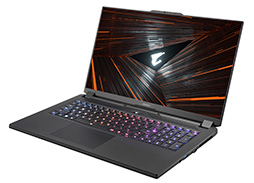 画像ギャラリー No.001のサムネイル画像 / GIGABYTE,RTX 3070 Ti搭載の17.3/15.6型モデルなどゲームノートPC計3製品を発売