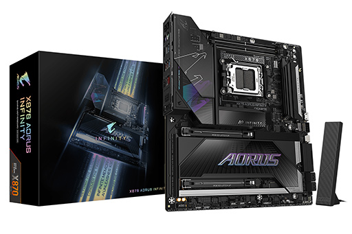 画像ギャラリー No.002のサムネイル画像 / GIGABYTE創立40周年記念モデルのE-ATXマザーボード「X870 AORUS INFINITY」発売