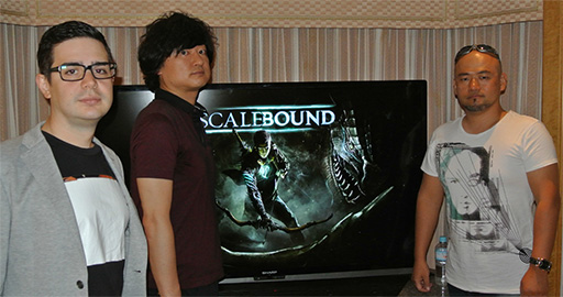 画像ギャラリー No.002のサムネイル画像 / ［TGS 2014］E3 2014で電撃発表された「SCALEBOUND」開発陣にインタビュー。神谷英樹氏が挑戦する「これまでに作ったことがない」ゲームとは