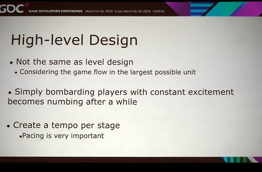 画像ギャラリー No.013のサムネイル画像 / ［GDC 2016］プラチナゲームズ稲葉敦志氏が語る，アクションゲーム作りの本質に基づいた“世界で戦えるゲーム”の制作手法とは