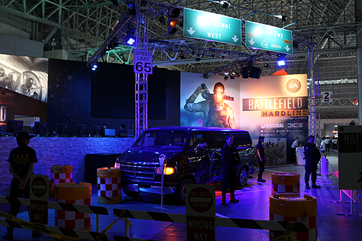 画像ギャラリー No.002のサムネイル画像 / ［TGS 2014］バトルフィールド＋レースゲームの迫力。「バトルフィールド ハードライン」のホットワイアモードを体験