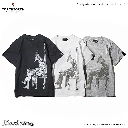 画像ギャラリー No.008のサムネイル画像 / 「Bloodborne」コラボのTORCH TORCH製Tシャツ,新作の第1弾はボス達をフィーチャー