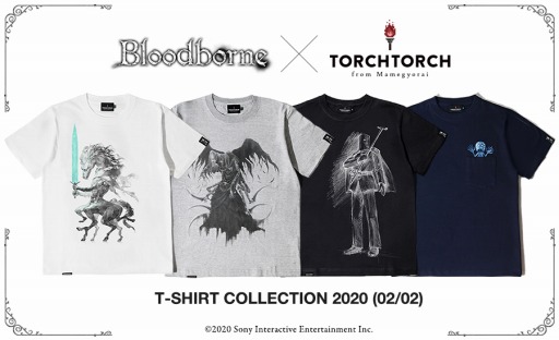 画像ギャラリー No.001のサムネイル画像 / TORCH TORCH，「Bloodborne」とのコラボTシャツ 2020年コレクションの第2弾が登場