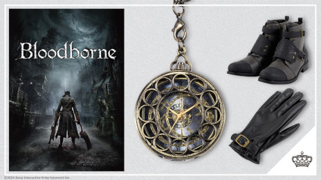 画像ギャラリー No.001のサムネイル画像 / 「Bloodborne」，新グッズ3種の予約受付がスタート。「星見盤」をイメージした懐中時計と，狩人になりきれるブーツ＆手袋