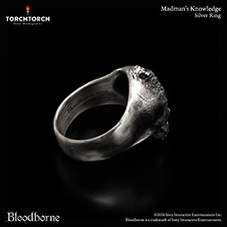 画像ギャラリー No.005のサムネイル画像 / 「Bloodborne」に登場する狂人の智慧をモチーフにした指輪が8月に発売。アパレルブランド「TORCH TORCH」とのコラボアイテムとしてリリース