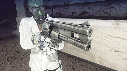 画像ギャラリー No.003のサムネイル画像 / 「LET IT DIE」で「killer7」コラボがスタート。ゲーム内で「魔銃（DEMON GUN）」の設計図が購入可能に