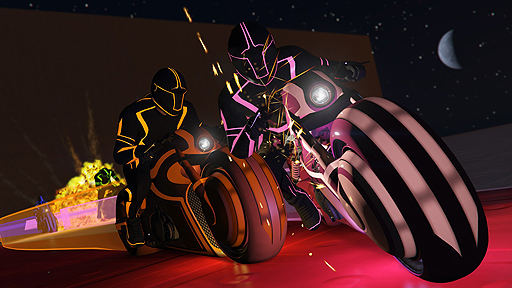 画像ギャラリー No.002のサムネイル画像 / 「GTAオンライン」に新たな敵対モード「デッドライン」が登場。「トロン」ライクな超速バイク「ナガサキ ショータロー」で駆け抜ける