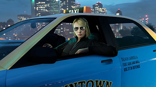 画像ギャラリー No.002のサムネイル画像 / 「GTA オンライン」でタクシーの副業が可能に