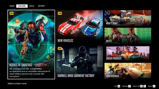 画像ギャラリー No.008のサムネイル画像 / PC版「Grand Theft Auto V」,無料アップグレードを3月4日に実施。HSWの新しい乗り物が登場,GTA+メンバーシップを利用可能に