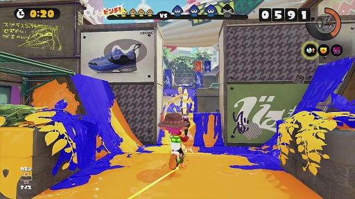 画像ギャラリー No.004のサムネイル画像 / 任天堂のWii U専用タイトル「Splatoon（スプラトゥーン）」の製品版をレビュー。中毒性の高い4vs.4の「ナワバリバトル」を，いつでも気軽に楽しもう