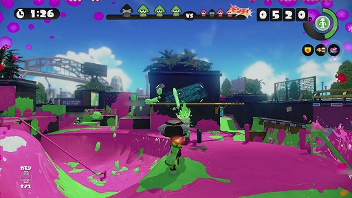 画像ギャラリー No.014のサムネイル画像 / 任天堂のWii U専用タイトル「Splatoon（スプラトゥーン）」の製品版をレビュー。中毒性の高い4vs.4の「ナワバリバトル」を，いつでも気軽に楽しもう