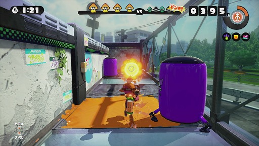画像ギャラリー No.017のサムネイル画像 / 任天堂のWii U専用タイトル「Splatoon（スプラトゥーン）」の製品版をレビュー。中毒性の高い4vs.4の「ナワバリバトル」を，いつでも気軽に楽しもう