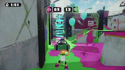 画像ギャラリー No.030のサムネイル画像 / 任天堂のWii U専用タイトル「Splatoon（スプラトゥーン）」の製品版をレビュー。中毒性の高い4vs.4の「ナワバリバトル」を，いつでも気軽に楽しもう