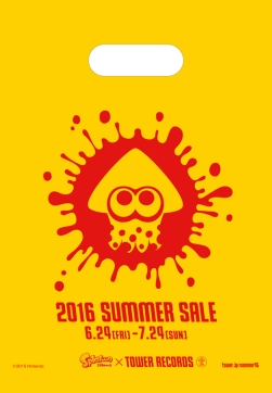 画像ギャラリー No.002のサムネイル画像 / 「スプラトゥーン」とタワレコのコラボが6月24日から開催。コラボグッズも登場
