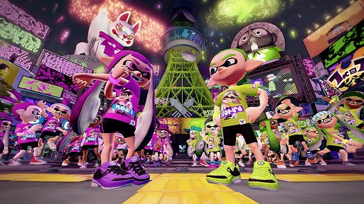 画像ギャラリー No.002のサムネイル画像 / アオリ派? それともホタル派? 「Splatoon(スプラトゥーン)」のラストフェスが,7月22日〜24日に開催