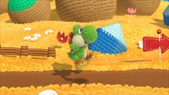 画像ギャラリー No.004のサムネイル画像 / ［E3 2014］2015年発売予定のWii U「Yoshi's Woolly World」では，編みぐるみ姿のヨッシーが毛糸を生かしたアクションで活躍。2人プレイではヨッシー同士で“食べ合い”ができる？