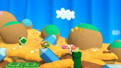 画像ギャラリー No.007のサムネイル画像 / ［E3 2014］2015年発売予定のWii U「Yoshi's Woolly World」では，編みぐるみ姿のヨッシーが毛糸を生かしたアクションで活躍。2人プレイではヨッシー同士で“食べ合い”ができる？