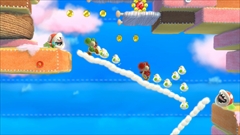 画像ギャラリー No.009のサムネイル画像 / ［E3 2014］2015年発売予定のWii U「Yoshi's Woolly World」では，編みぐるみ姿のヨッシーが毛糸を生かしたアクションで活躍。2人プレイではヨッシー同士で“食べ合い”ができる？