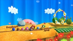 画像ギャラリー No.011のサムネイル画像 / ［E3 2014］2015年発売予定のWii U「Yoshi's Woolly World」では，編みぐるみ姿のヨッシーが毛糸を生かしたアクションで活躍。2人プレイではヨッシー同士で“食べ合い”ができる？