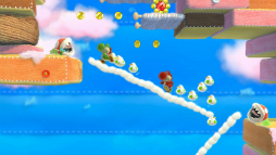 画像ギャラリー No.006のサムネイル画像 / ［E3 2014］「Yoshi's Woolly World」プレイレポート。編みぐるみになったヨッシーがヨッシーを飲み込む協力プレイがアツイ