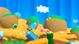 画像ギャラリー No.012のサムネイル画像 / ［E3 2014］「Yoshi's Woolly World」プレイレポート。編みぐるみになったヨッシーがヨッシーを飲み込む協力プレイがアツイ