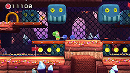 画像ギャラリー No.005のサムネイル画像 / 毛糸を集めて仲間を救うWii U「ヨッシー ウールワールド」は,“ヨッシーゲーム”初の2人同時プレイに対応