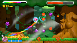 画像ギャラリー No.005のサムネイル画像 / ［E3 2014］Wii U向けカービィシリーズ最新作「Kirby and the Rainbow Curse」が発表。Wii U GamePadとタッチペンで虹色のロープを作ろう