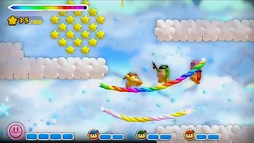 画像ギャラリー No.002のサムネイル画像 / Wii U向けソフト「タッチ！カービィ スーパーレインボー」が2015年1月22日に発売決定。虹色のロープを描いてカービィをゴールまで導こう